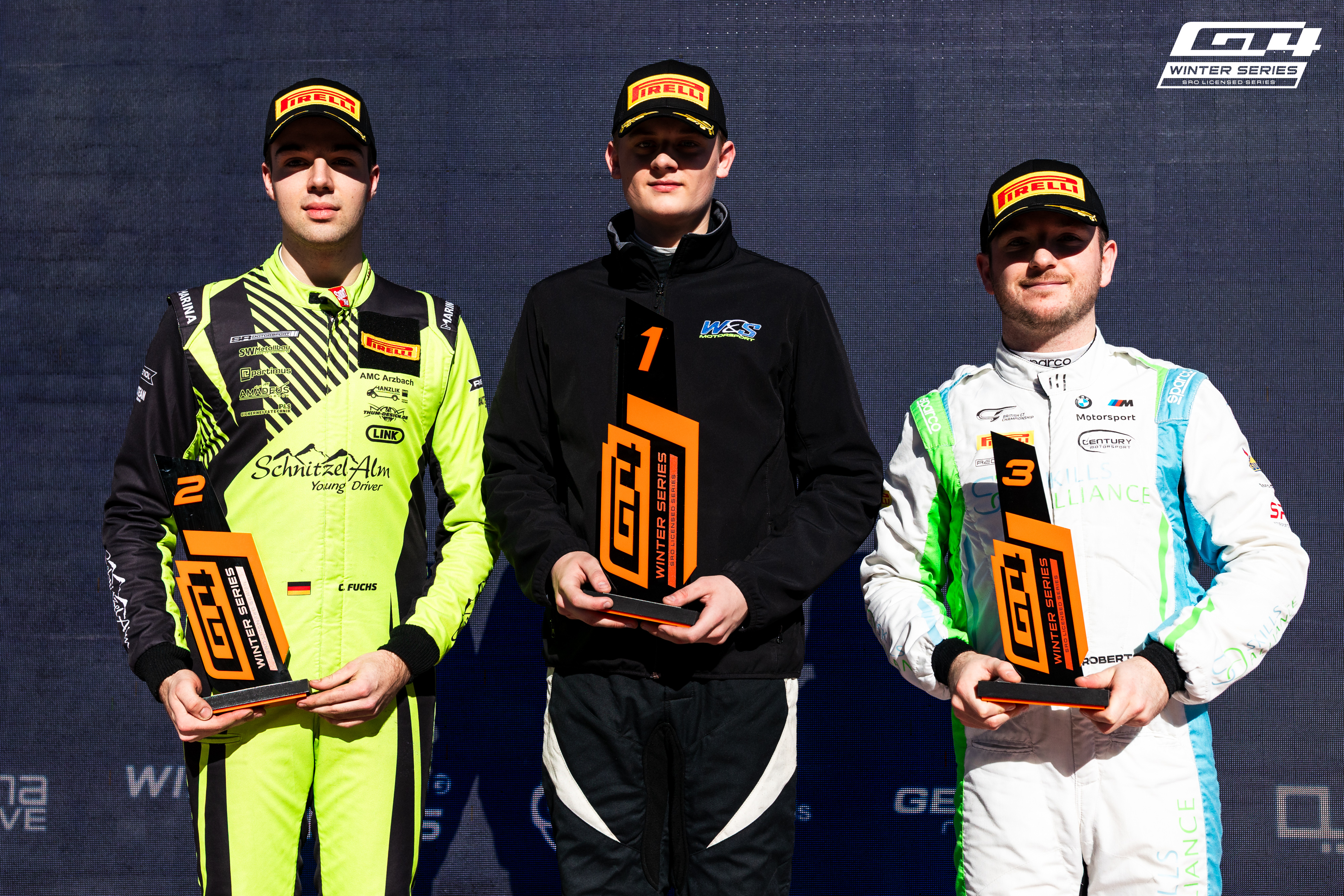 Frederik Zebis Christensen på podiet – 1. plads, GT4 Winter Series Barcelona